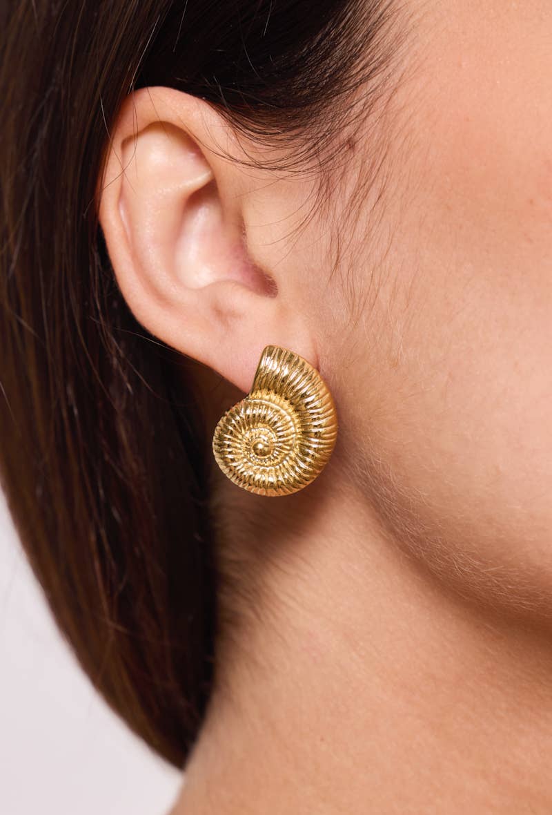 Boucles d'oreille en acier inoxydable ESTELLE