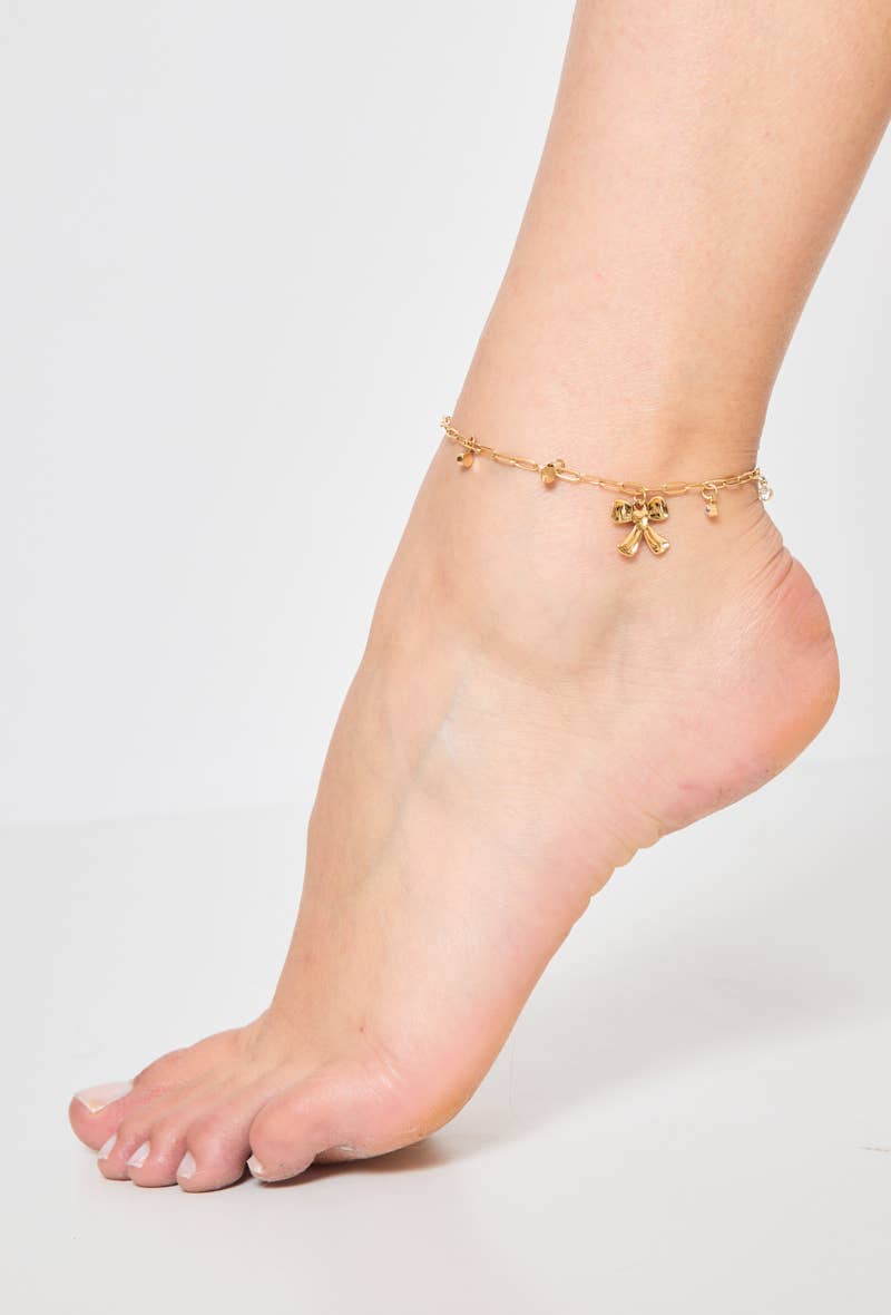 Chaîne de cheville en acier inoxydable CHLOÉ