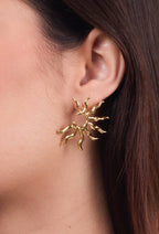 Boucles d'oreilles Soleil en acier inoxydable CAMILLE