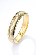 Jonc manchette maille serpent en acier inoxydable FIONA