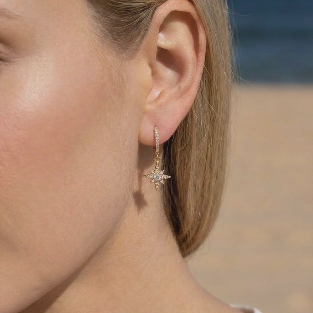 Boucles d'oreilles en acier inoxydable NOÉMIE